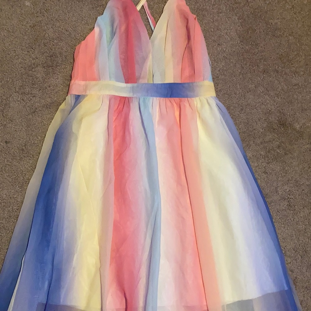 Multicolor flowy dress